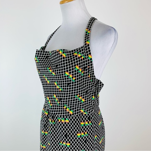 Anthropologie A Rose Has No Teeth Windowpane Floral Dress Small - Picture 9 of 15